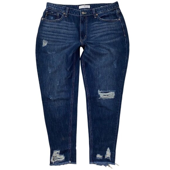 Kan Can Bernice High Rise Boyfriend Jeans Women's 13/30 - Picture 3 of 5